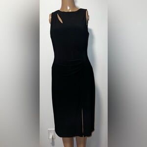 V11.    Ralph Lauren Elegant Black Sleeveless Dress
